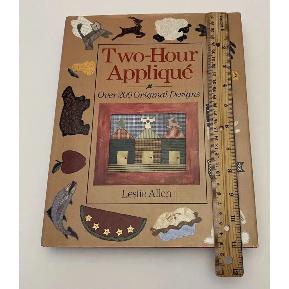 Two-Hour Mini Quilt & Two-Hour Applique : Lot Of 2 VTG Books-Hardcover